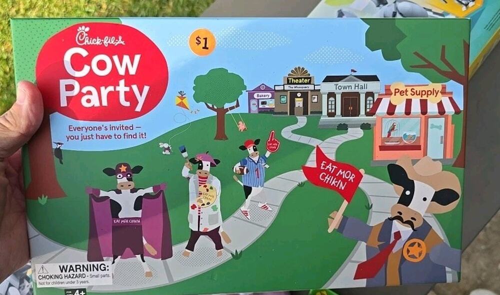 New Chick Fil A 2023 Cow Party Board Game Rare